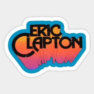 Clapton Logo Retro Style Sticker